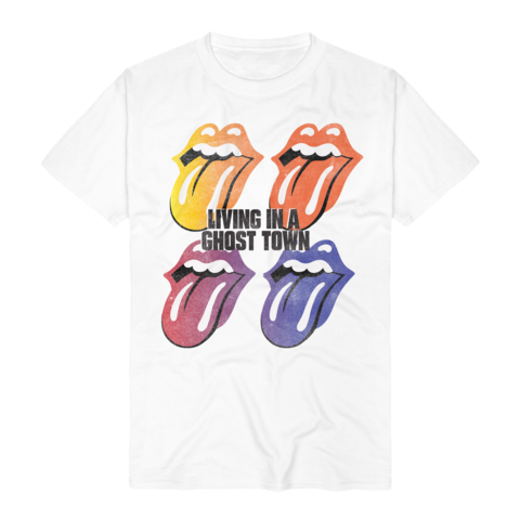Ghost Town 4 Tongues von The Rolling Stones - T-Shirt jetzt im Bravado Store