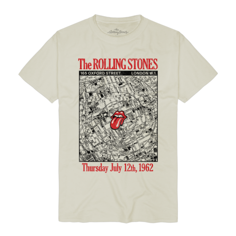 Marquee Club Anniversary Map von The Rolling Stones - T-Shirt jetzt im Bravado Store