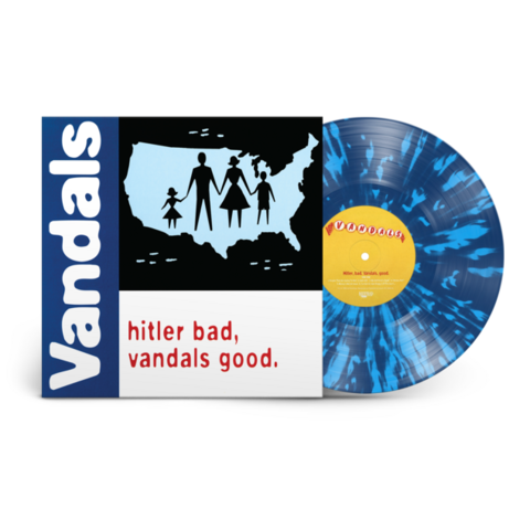 Hitler Bad, Vandals Good. (25th Anniversary Edition) von The Vandals - Limited Translucent Blue w/Heavy White Splatter LP jetzt im Bravado Store