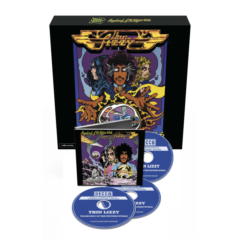 Vagabonds of the Western World (Deluxe Re-issue) von Thin Lizzy - 3CD + Blu-Ray jetzt im Bravado Store