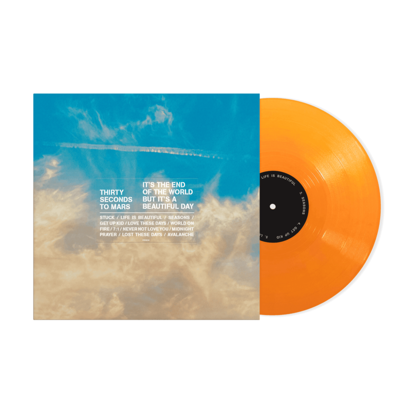 It’s The End Of The World But It’s A Beautiful Day von Thirty Seconds To Mars - Opaque Orange Vinyl jetzt im Bravado Store