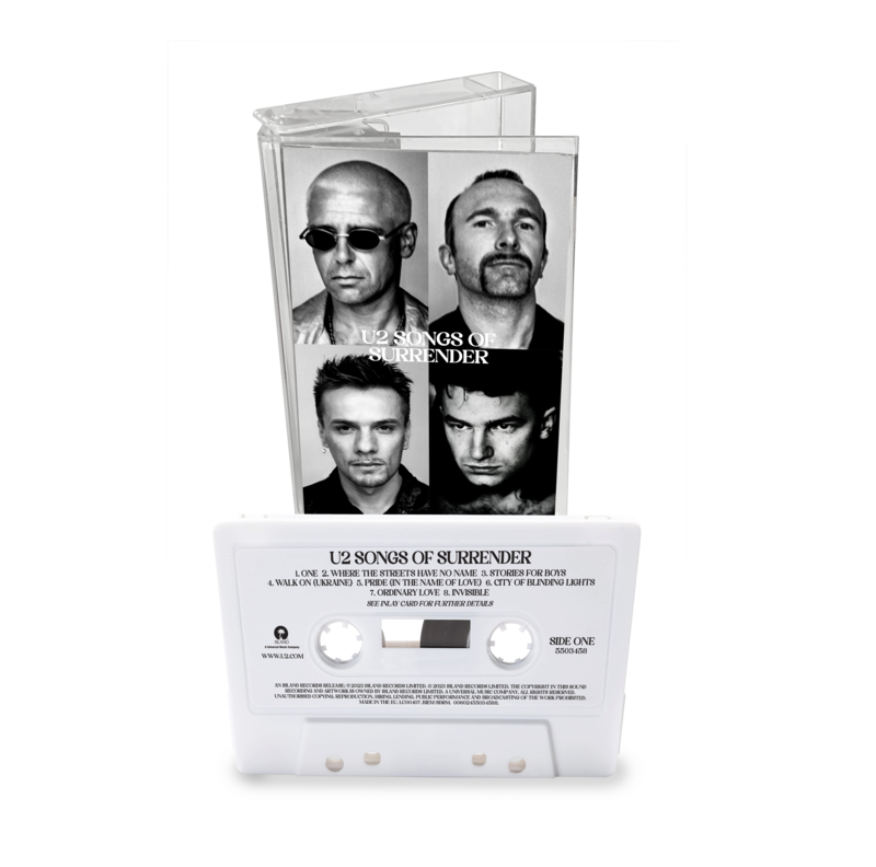 Songs Of Surrender von U2 - Exclusive White Cassette (Limited Edition) jetzt im Bravado Store