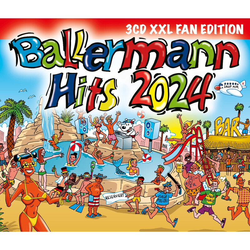 Ballermann Hits 2024 (XXL Fan Edition) von Various Artists - 3CD jetzt im Bravado Store