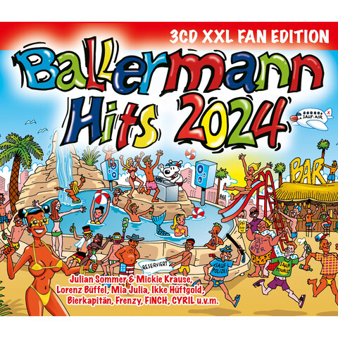 Ballermann Hits 2024 (XXL Fan Edition) von Various Artists - 3CD jetzt im Bravado Store