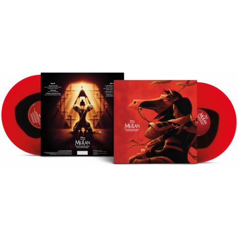 Songs from Mulan von Disney  / Various Artists - 1LP (Transparent red with black inner ring) jetzt im Bravado Store