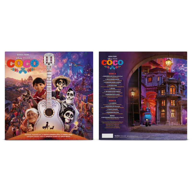 Various Artists – Songs from Coco von Disney / Various Artists - 1LP “Pepita Green” Glow-in-the-dark vinyl jetzt im Bravado Store