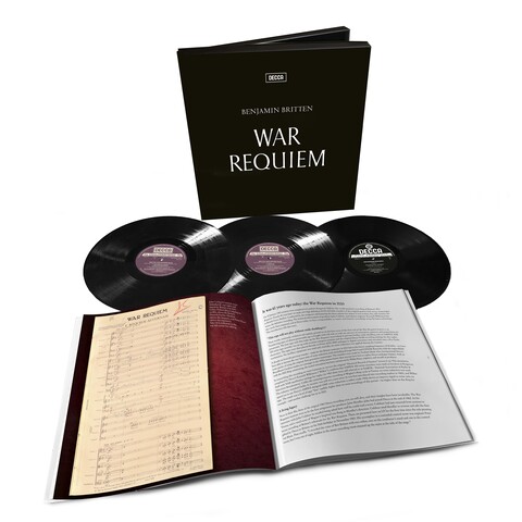 Britten: War Requiem von Vishnevskaya - Pears - Fischer-Dieskau - LSO - Britten - 3 Vinyl jetzt im Bravado Store