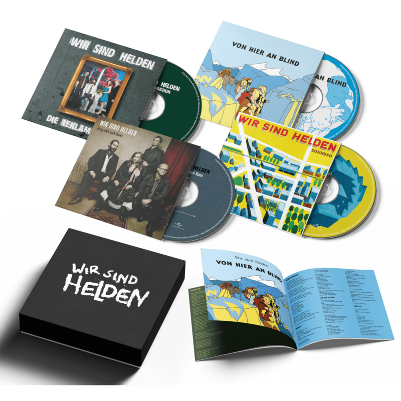 Die Reklamation - 20 Jahre Jubiläum von Wir Sind Helden - 4CD Capbox jetzt im Bravado Store