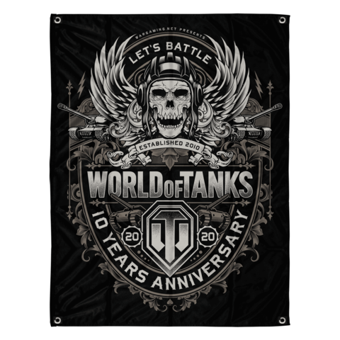 10 Years Anniversary von World Of Tanks - Flagge jetzt im Bravado Store
