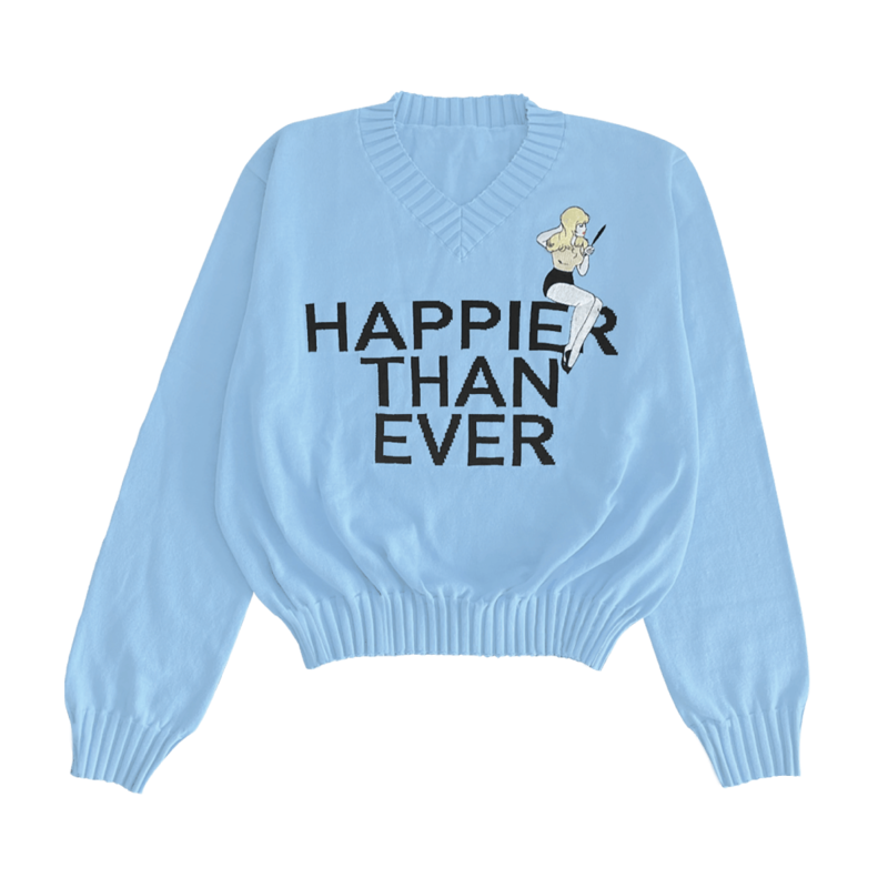 Happier Than Ever von Billie Eilish - Knit Sweater jetzt im Bravado Store
