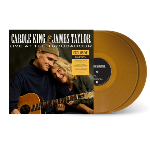 Live At The Troubadour (Transparent Gold Vinyl 2LP) von Carole King & James Taylor - 2LP jetzt im Bravado Store