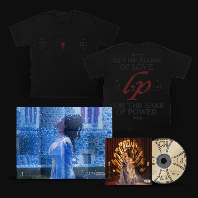 If I Can't Have Love, I Want Power (CD + T-Shirt + Poster) von Halsey - CD + T-Shirt + Poster jetzt im Bravado Store