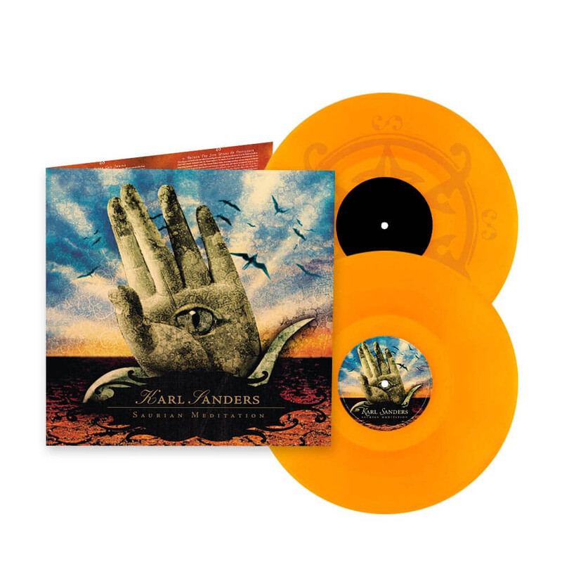 Saurian Meditation von Karl Sanders - Limited Orange Vinyl 2LP jetzt im Bravado Store