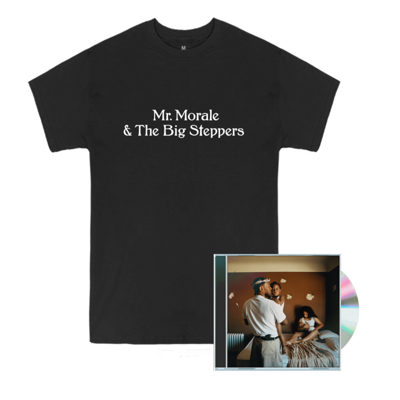 Mr. Morale & The Big Steppers von Kendrick Lamar - CD + T-Shirt Bundle (Black) jetzt im Bravado Store
