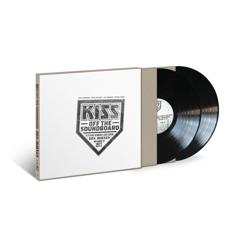 Off The Soundboard: Live In Des Moines 1977 von KISS - 2LP jetzt im Bravado Store
