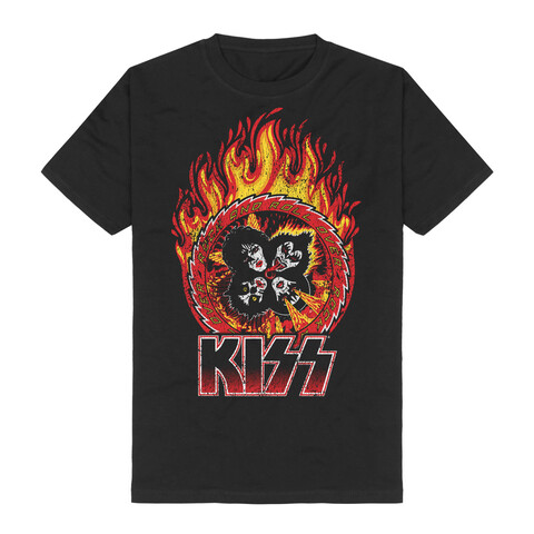 Rock And Roll Over Flames von Kiss - T-Shirt jetzt im Bravado Store