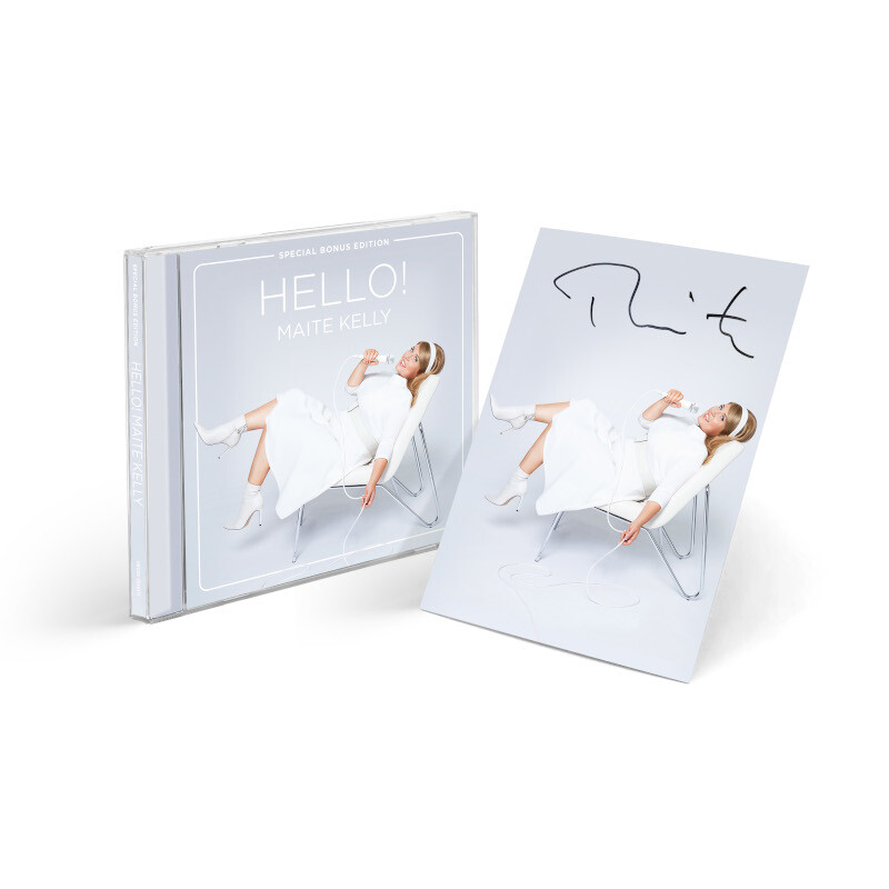 Hello! (Special Bonus Edition) (CD + Signierte Autogrammkarte) von Maite Kelly - CD-Bundle jetzt im Bravado Store