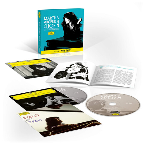 Sämtliche Chopin-Aufnahmen für die Deutsche Grammophon (5CD + Blu-Ray Audio) von Martha Argerich - 5CD + Blu-Ray Audio Set jetzt im Bravado Store