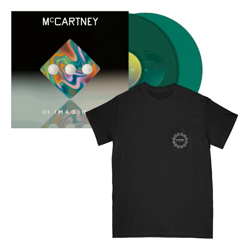 III Imagined (Excl. Transparent Dark Green LP + Black Pocket T-Shirt) von Paul McCartney - LP + T-Shirt jetzt im Bravado Store