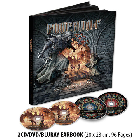 The Monumental Mass: A Cinematic Metal Event (Ltd. Earbook) von Powerwolf - Blu-Ray / DVD / 2CD Earbook jetzt im Bravado Store