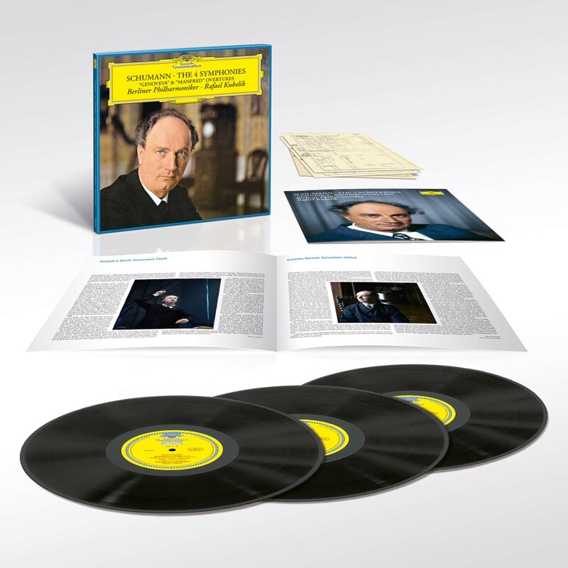 Schumann: Die 4 Sinfonien - Rafael Kubelik von Rafael Kubelík - 3LP jetzt im Bravado Store