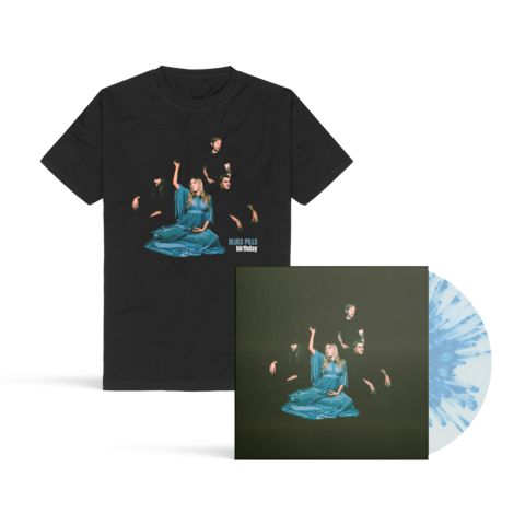 Birthday von Blues Pills - Exclusive Clear Vinyl with Blue Splatter + T-Shirt jetzt im Bravado Store
