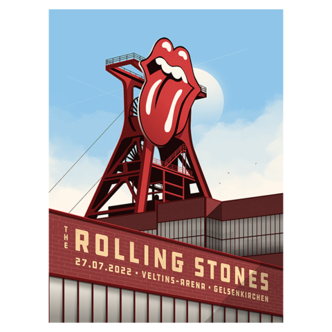 Gelsenkirchen SIXTY Tour 2022 von The Rolling Stones - Lithograph jetzt im Bravado Store