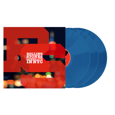 Licked Live In NYC von The Rolling Stones - Limited Blue Vinyl 3LP jetzt im Bravado Store