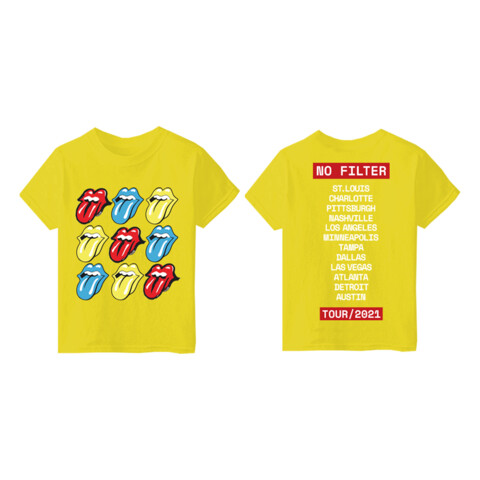 No Filter 2021 von The Rolling Stones - Youth T-Shirt jetzt im Bravado Store