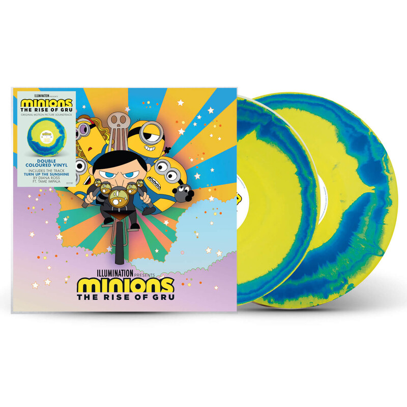 Minions: The Rise Of Gru Soundtrack von Various Artists - Ltd. Edition 2LP jetzt im Bravado Store