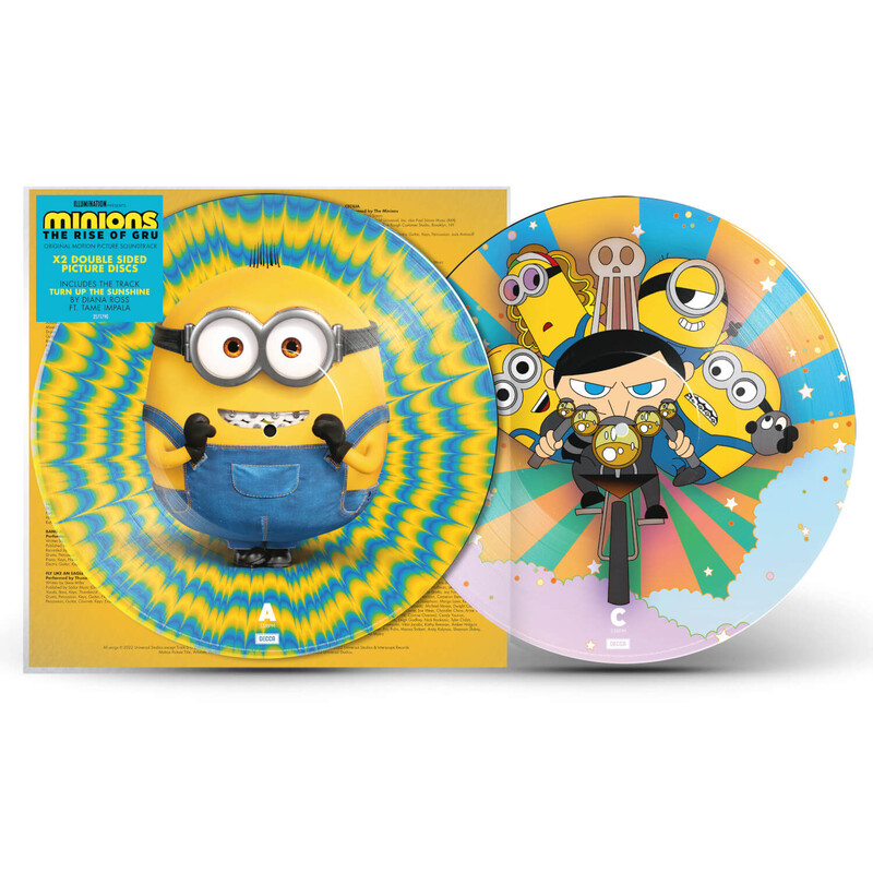 Minions: The Rise Of Gru Soundtrack von Various Artists - Exclusive 2LP Picture Disc jetzt im Bravado Store