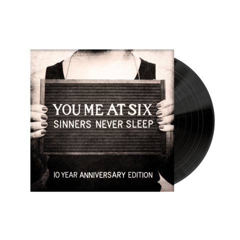 Sinners Never Sleep (10th Anniversary) von You Me At Six - LP jetzt im Bravado Store