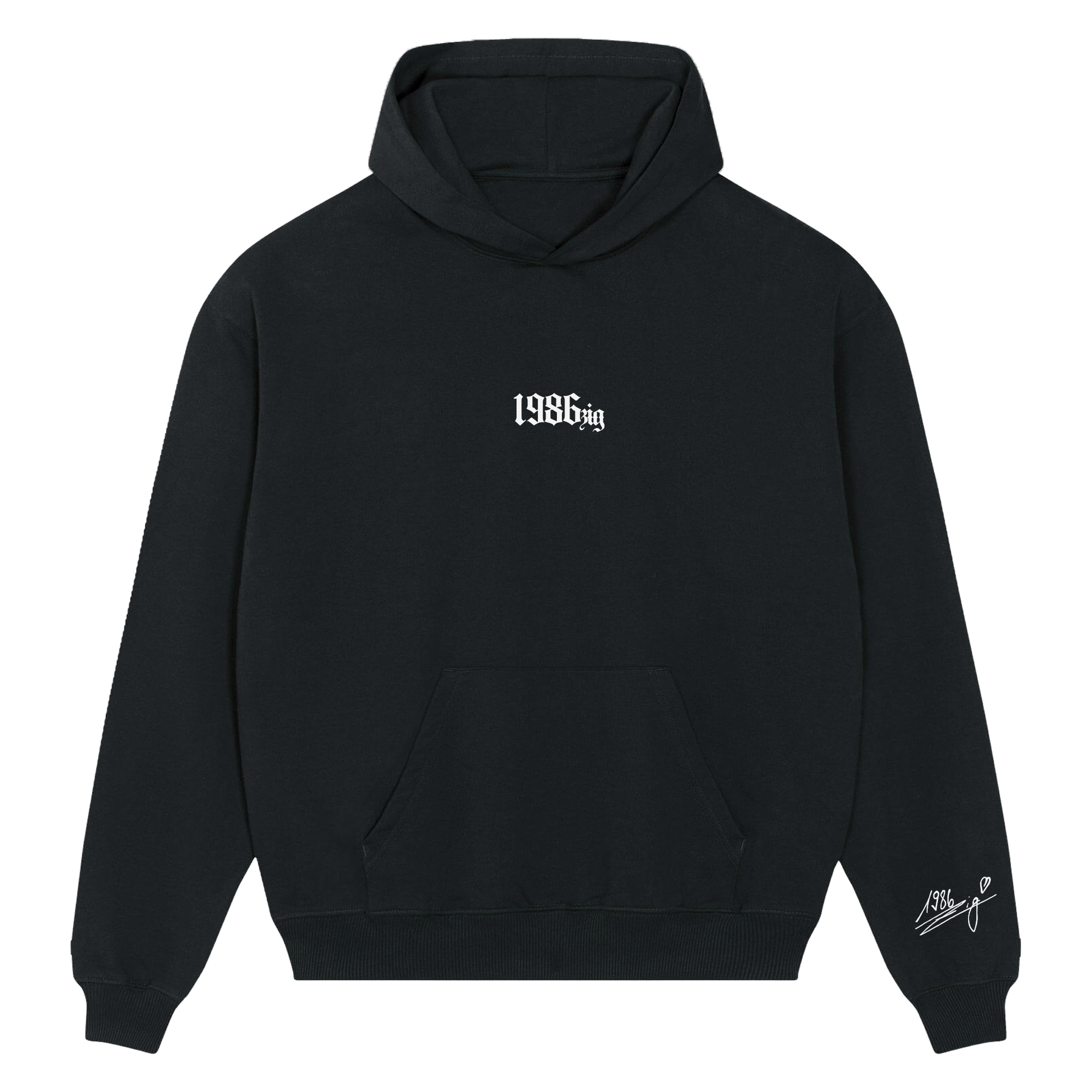 1986zig Classic 1986zig Oversize Hoodie mit Signatur Hoodie 318999