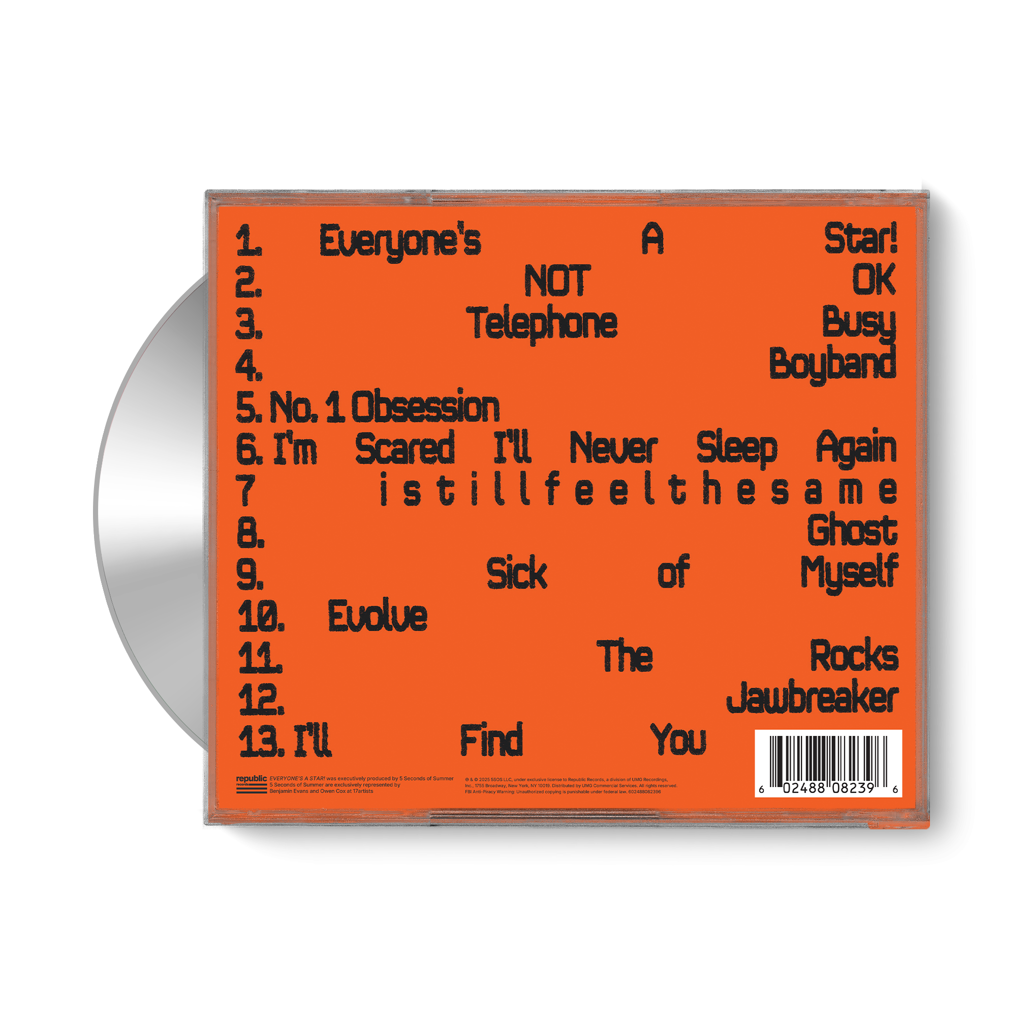 5 Seconds of Summer EVERYONE'S A STAR! (Calum Deluxe) Store Exclusive CD 423992