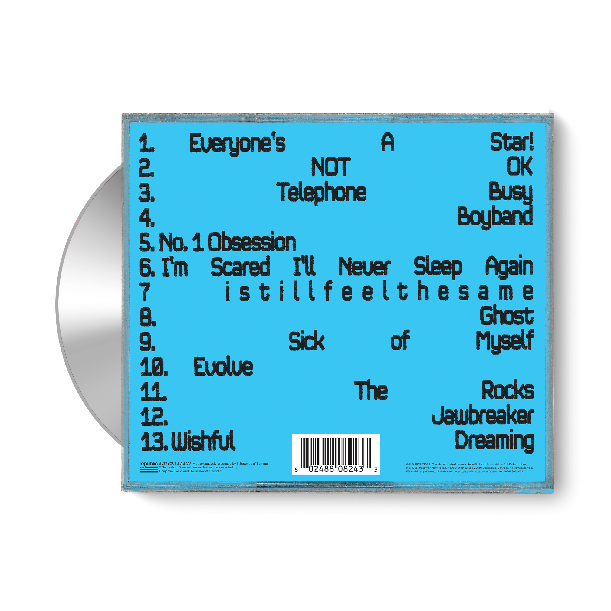 5 Seconds of Summer EVERYONE'S A STAR! (Michael Deluxe) Store Exclusive CD 424006