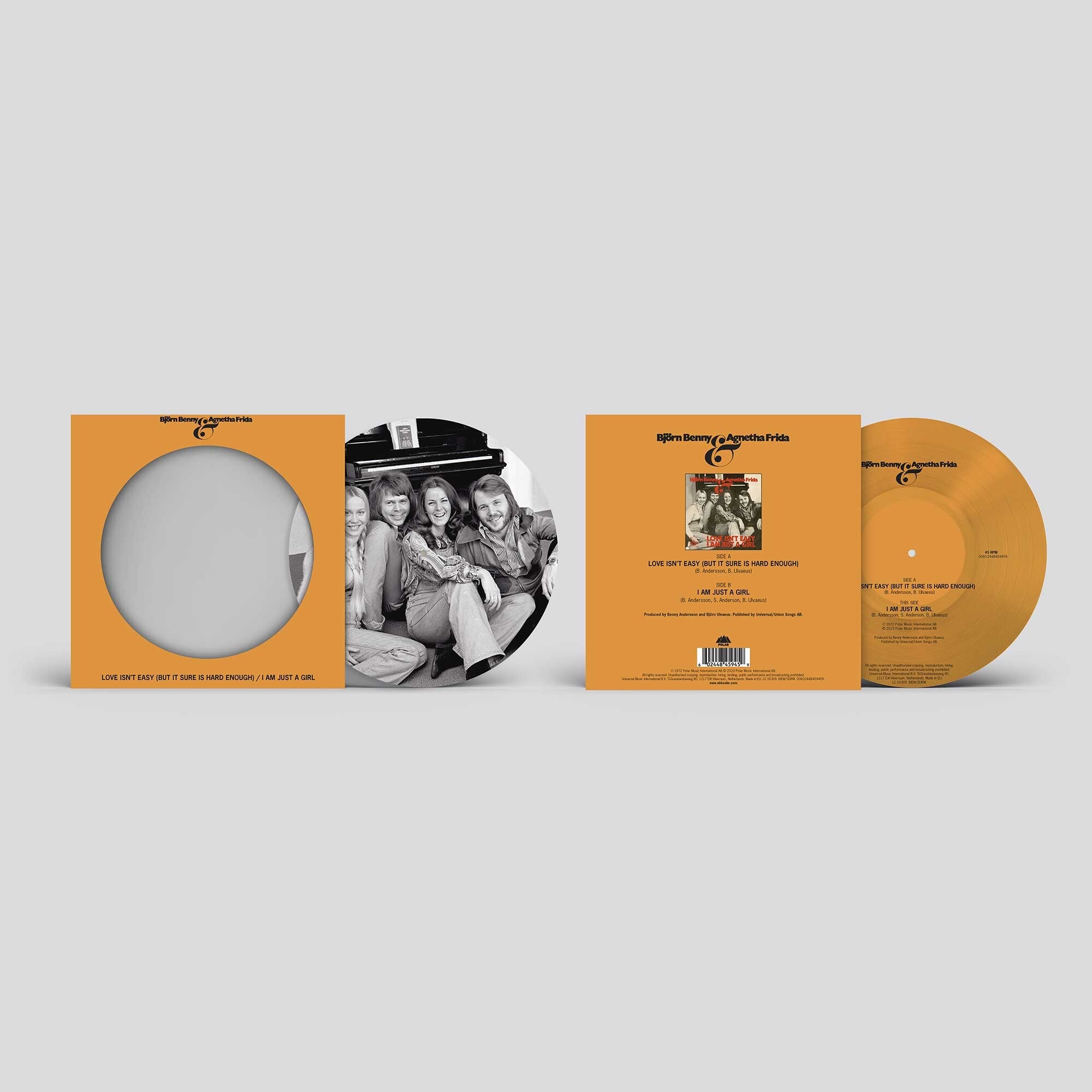 ABBA Love isn’t easy (But it sure is hard enough) / I Am just a girl Limited 7" Picture Disc 284720