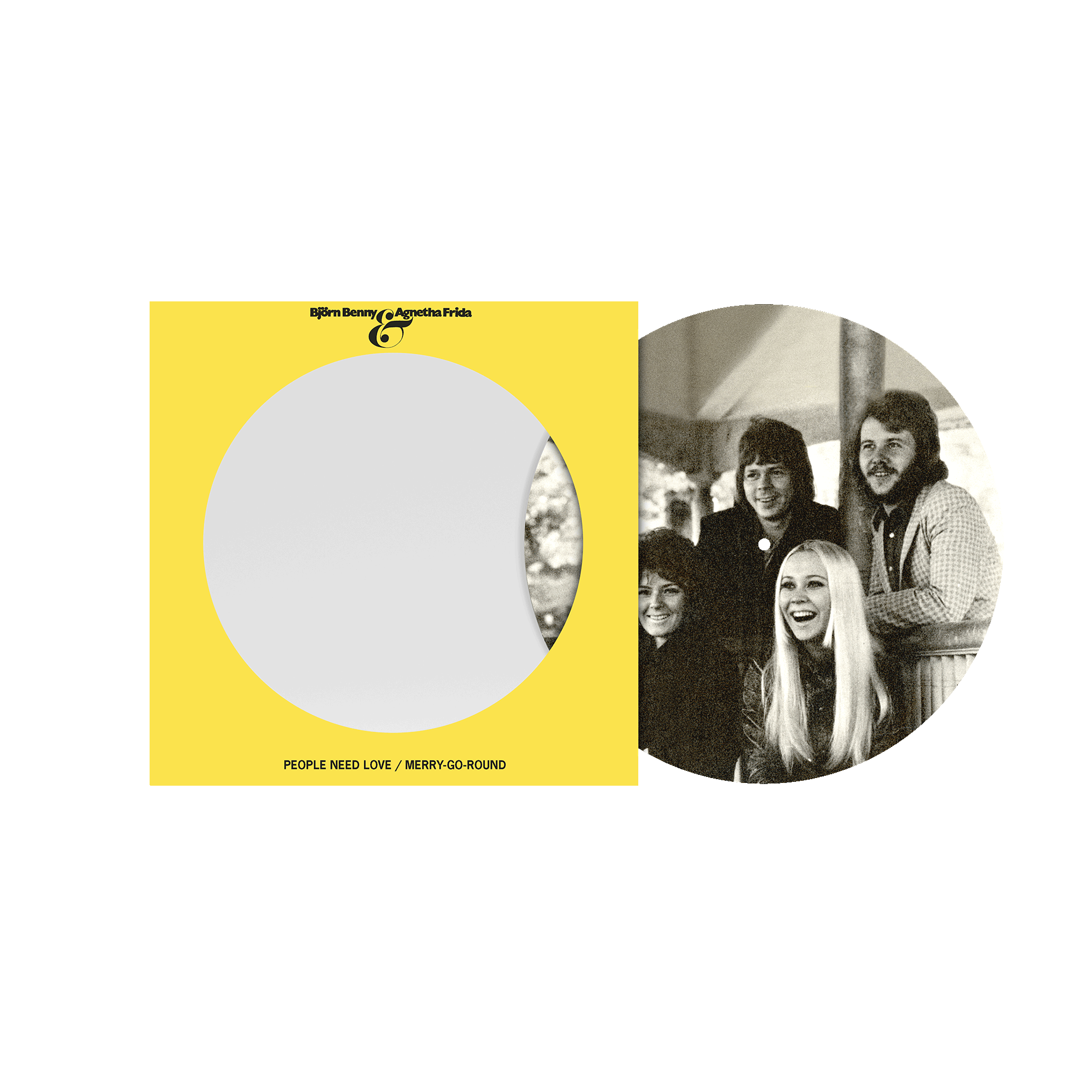 ABBA People Need Love / Merry-Go-Round Limited 7" Picture Disc 284685