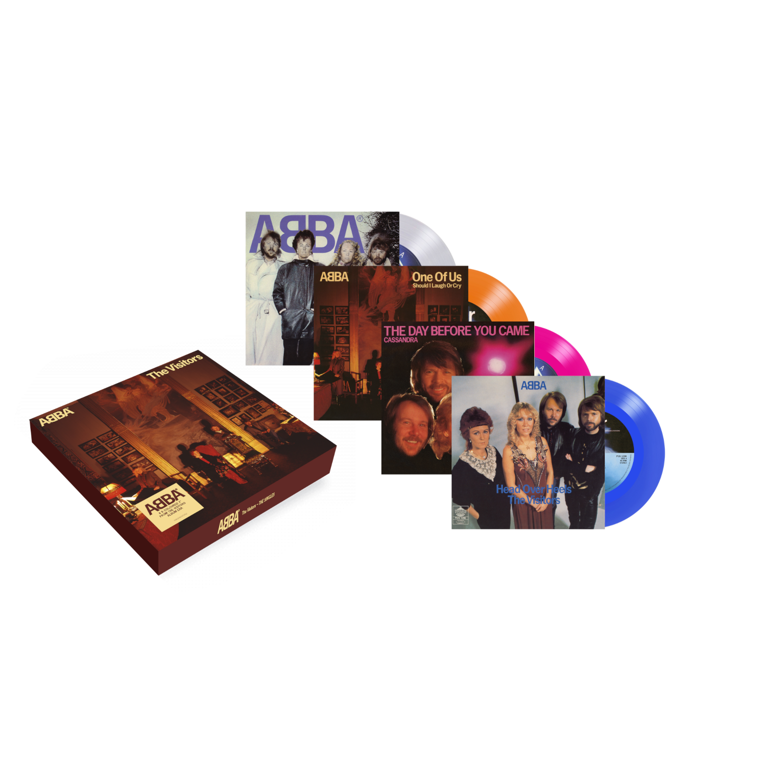 ABBA The Visitors - Single Box Exclusive Limited 4x7" Boxset 332257