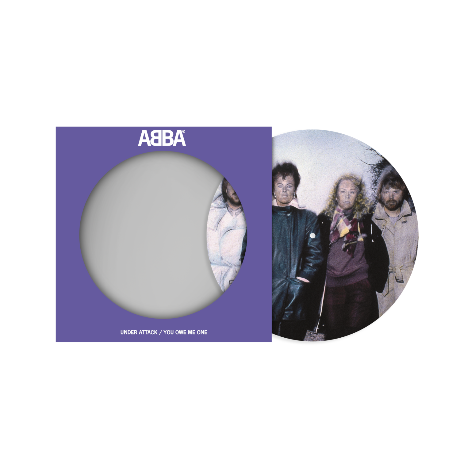 ABBA Under Attack Limited Picture Disc 7" 332269