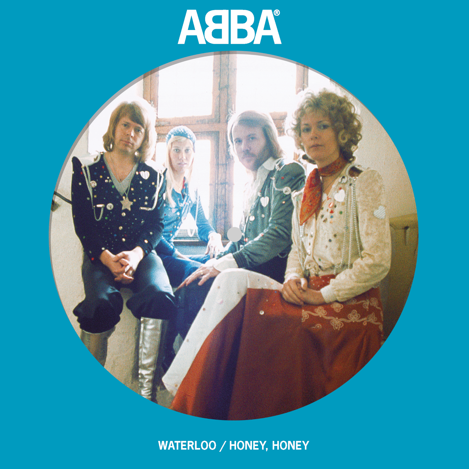 ABBA Waterloo (Swedish) / Honey Honey (Swedish) 7" Picture Disc Vinyl 348281