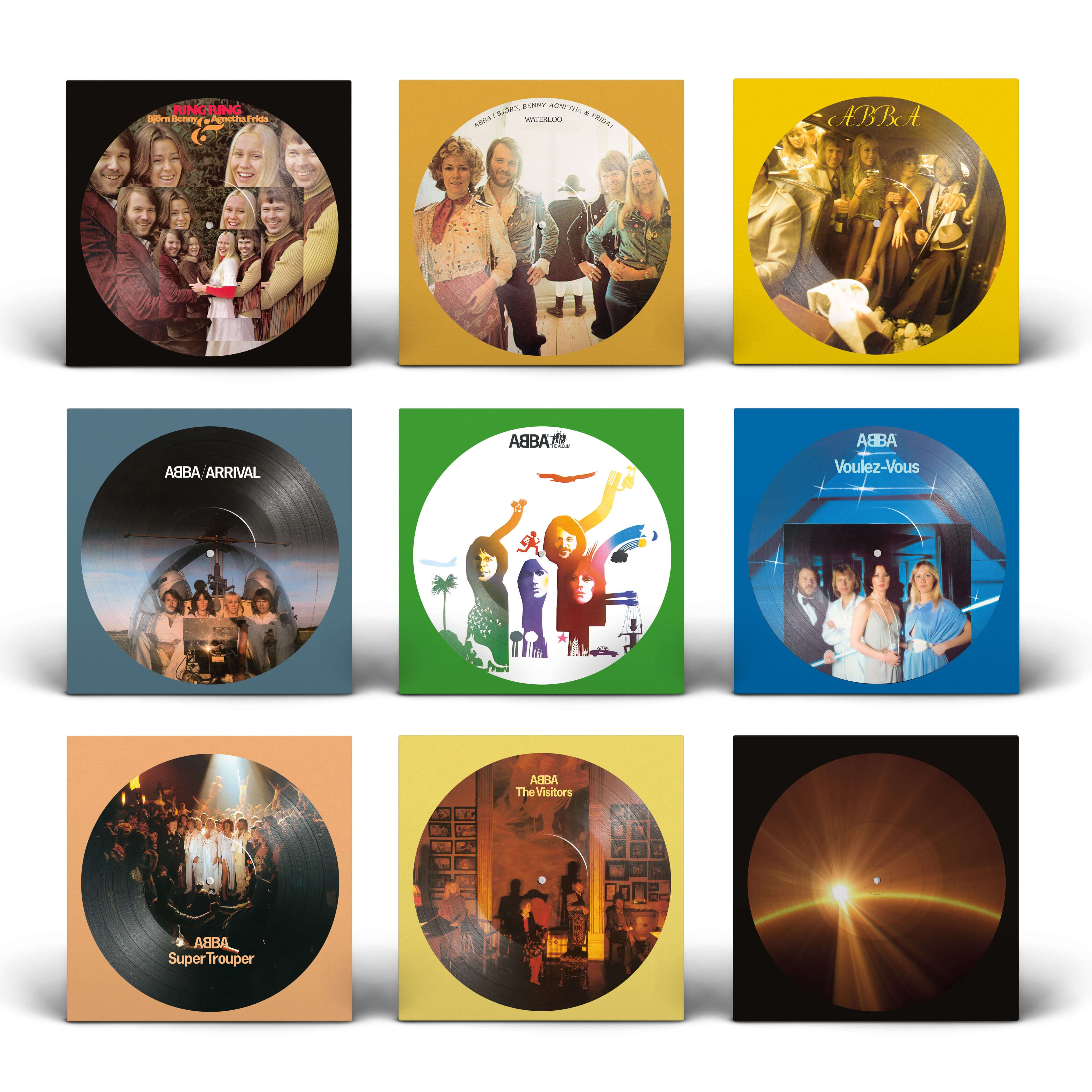 ABBA ABBA - The Vinyl Collection 9LP Picture Disc Bundle + Tragetasche 76113