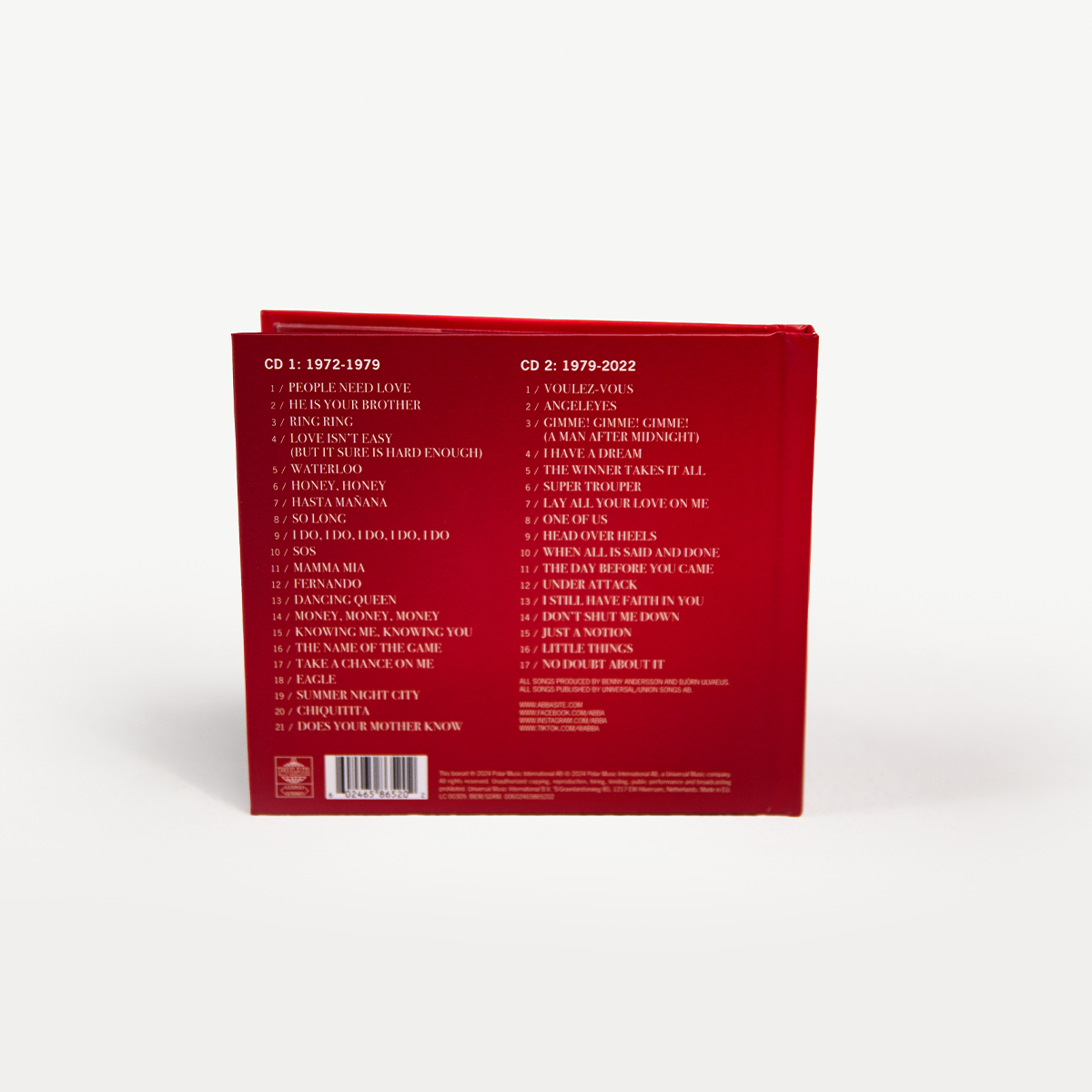 ABBA The Singles – The First Fifty Years  2CD 382334