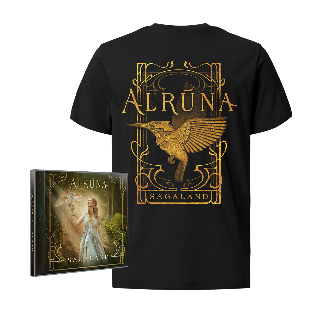 ALRŪNA Sagaland CD + T-Shirt 463505