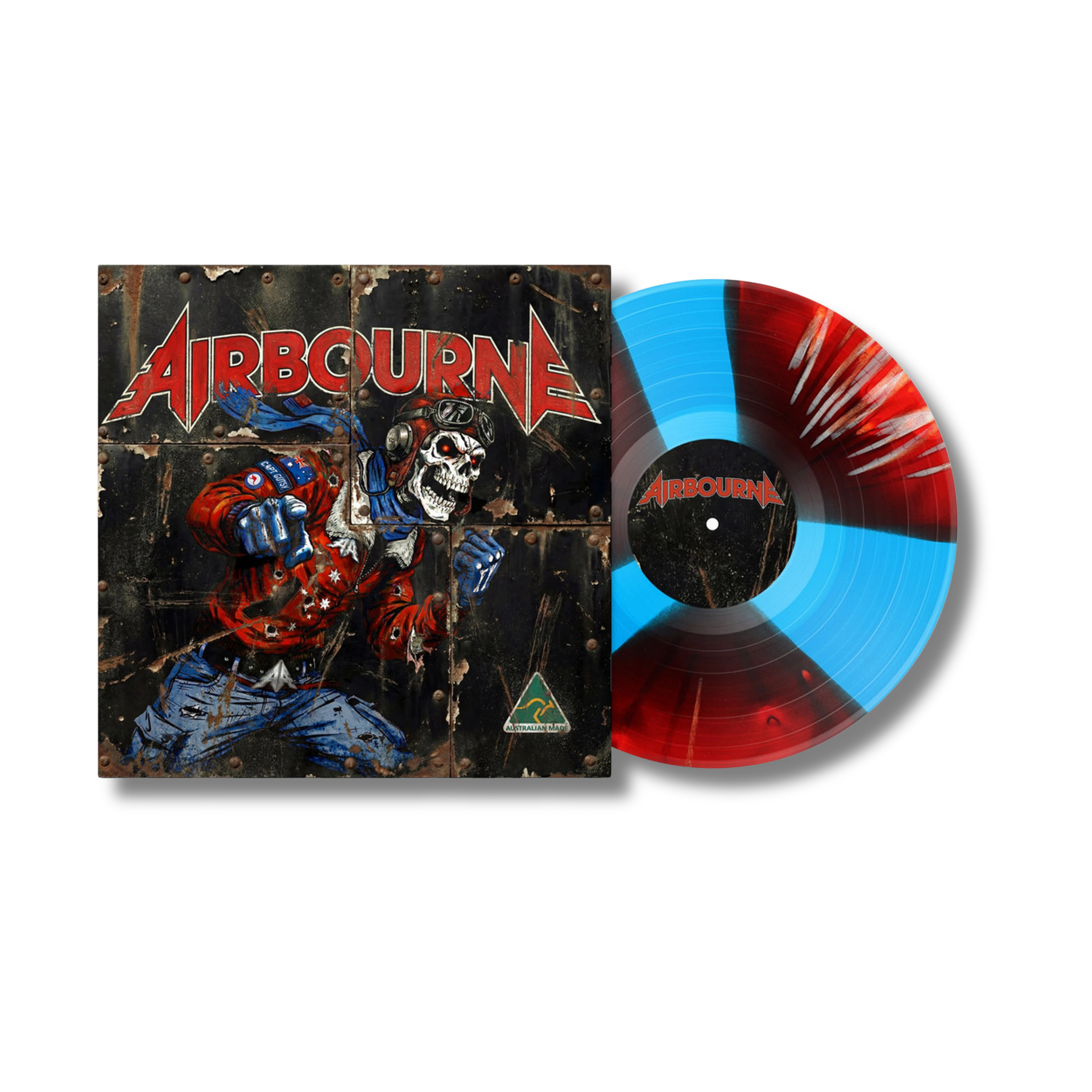 Airbourne Airbourne (Limited Spinner+Splatter Edition) Spinner+Splatter Blue, Red & White Vinyl LP - Gatefold 458281