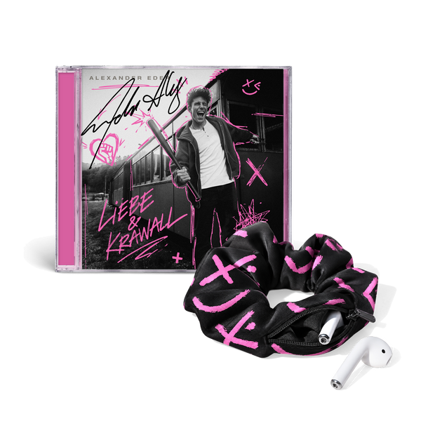 Alexander Eder - Liebe & Krawall (Signierte  CD + Zipper Scrunchie Bundle)