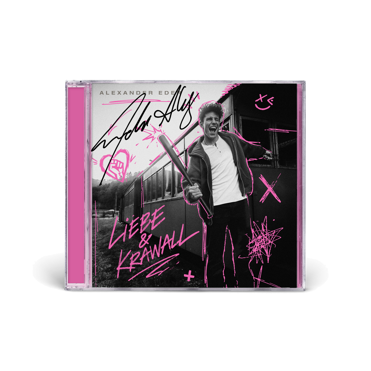 Alexander Eder Liebe & Krawall Signierte CD + Zipper Scrunchie Bundle 461771