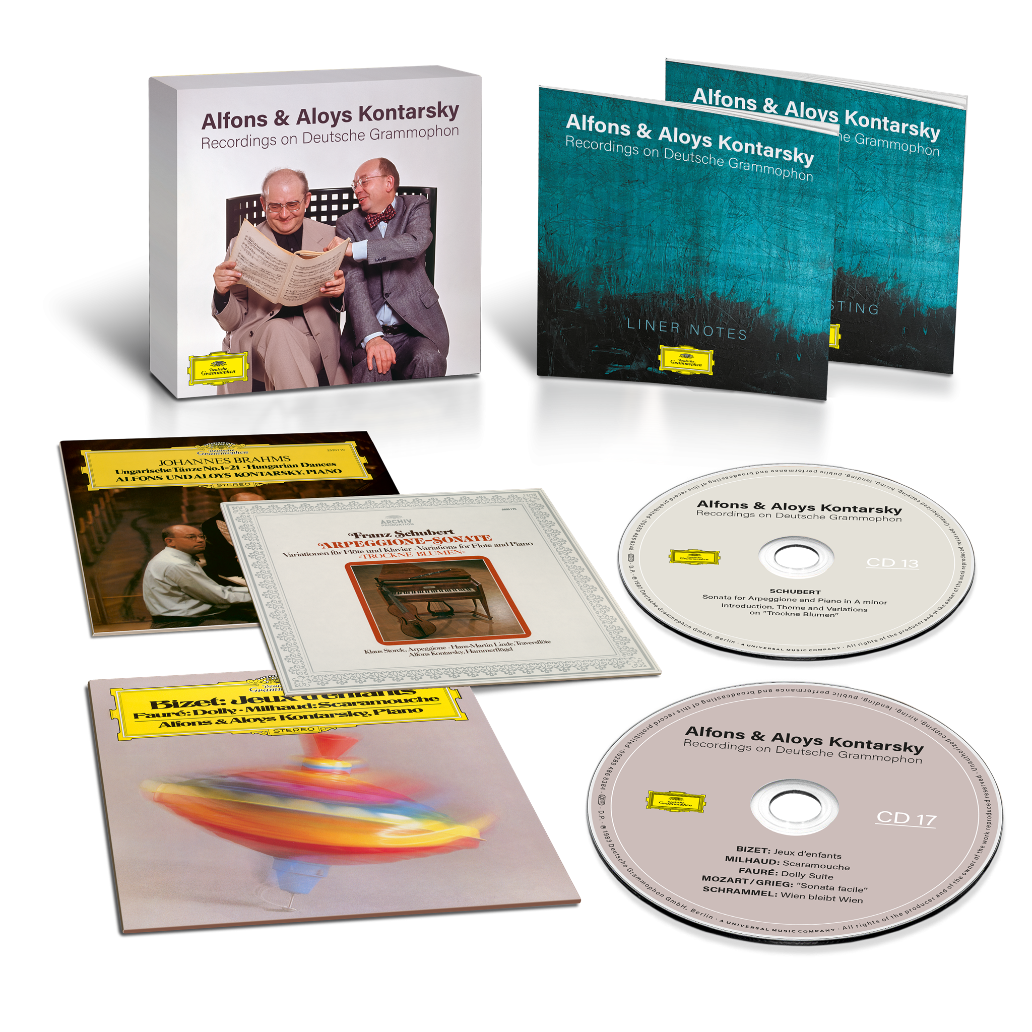 Alfons Kontarsky & Aloys Kontarsky Recordings on Deutsche Grammophon CD Box 434255