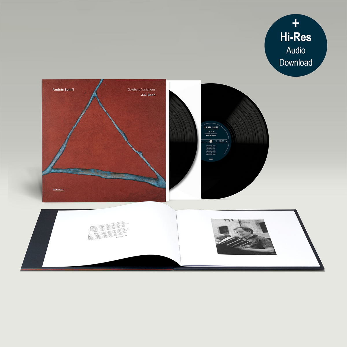 András Schiff Johann Sebastian Bach: Goldberg Variations  2LP + Hi-Res 464079
