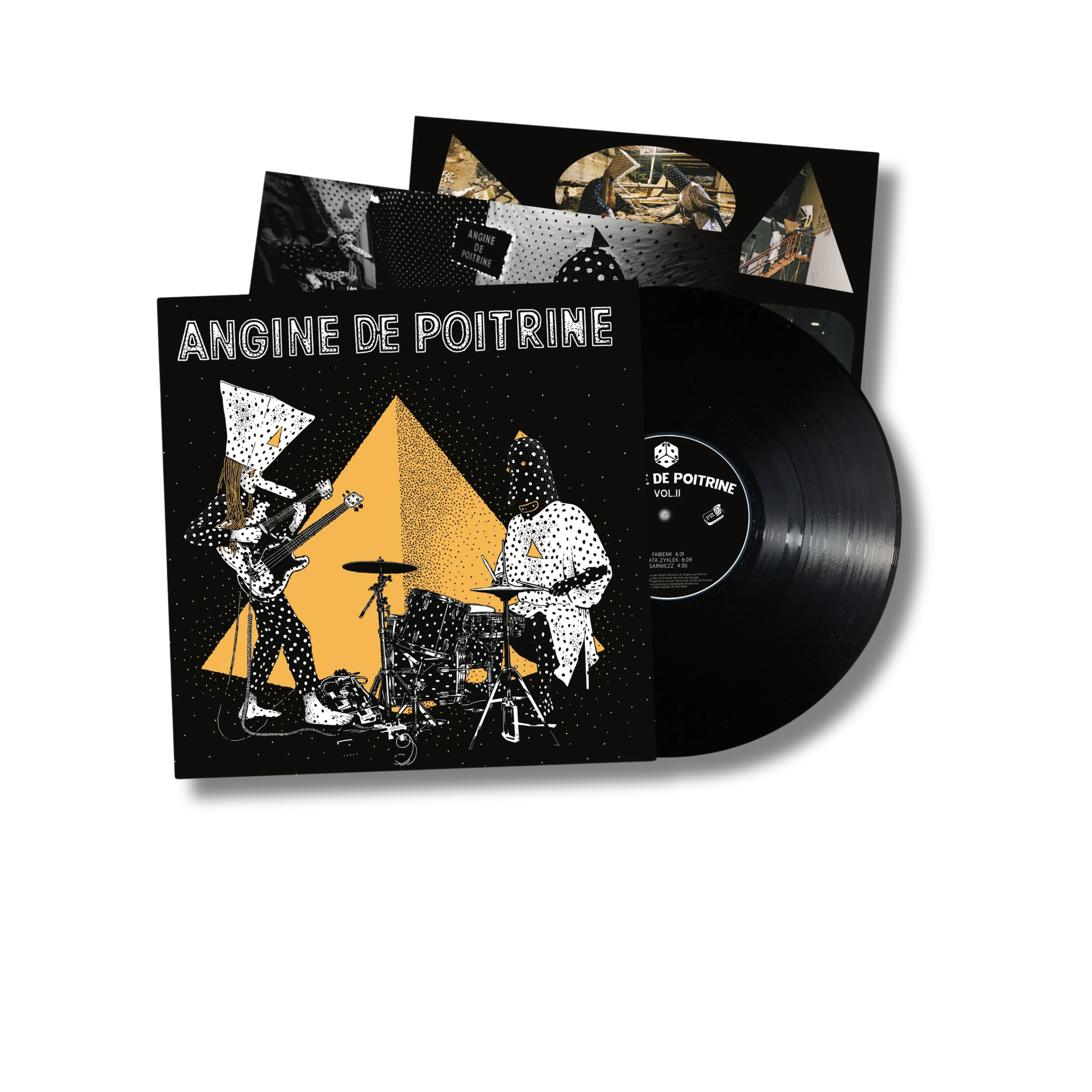 Angine de Poitrine Vol. II Black Vinyl LP + Einleger 443163