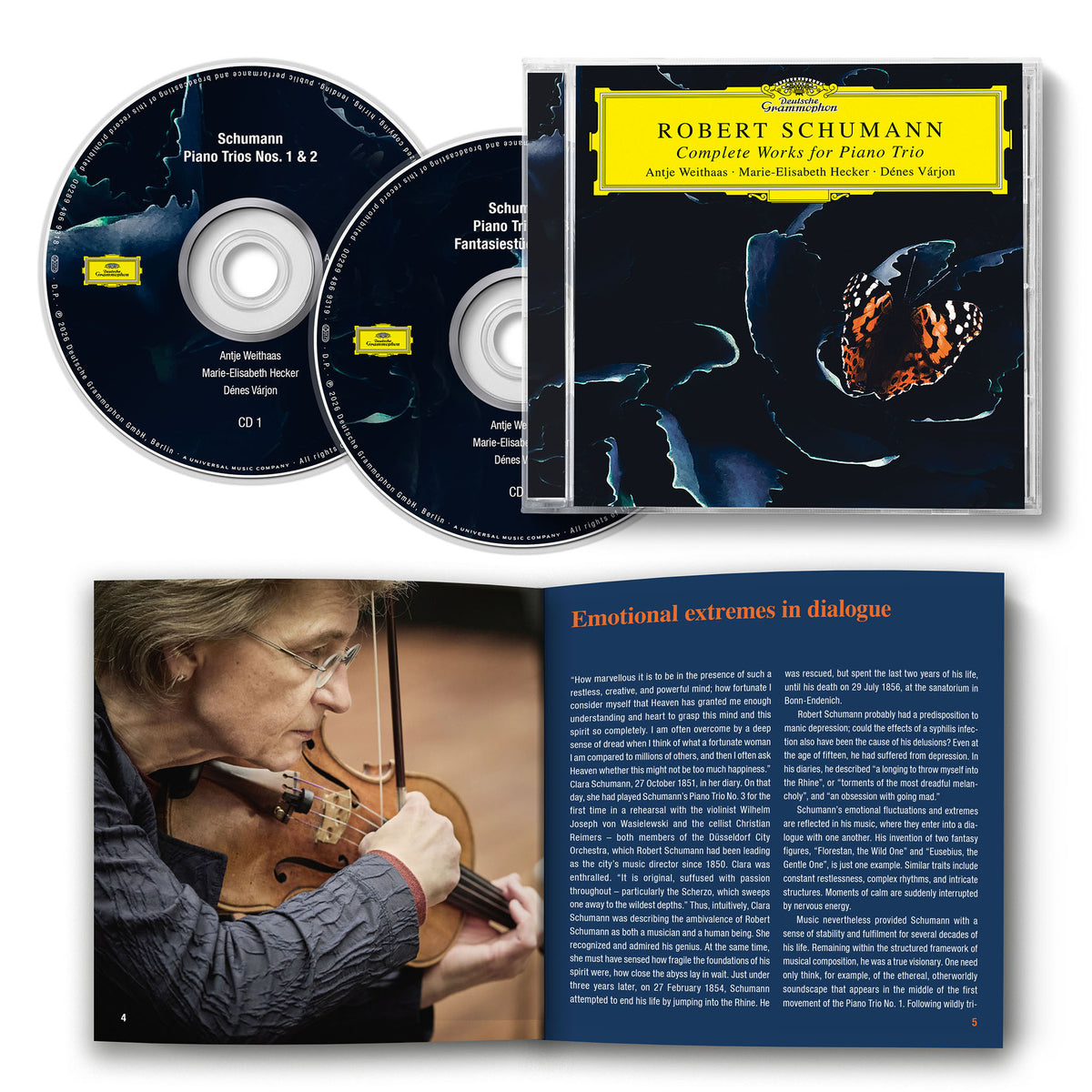 Antje Weithaas Robert Schumann: Complete Works for Piano Trio 2CD 458535